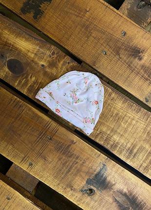 Детская хлопковая шапочка в цветочный принт bee bo (би бо идеал оригинал разноцветная)