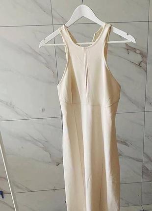 Світла силуетна сукня h&m gold