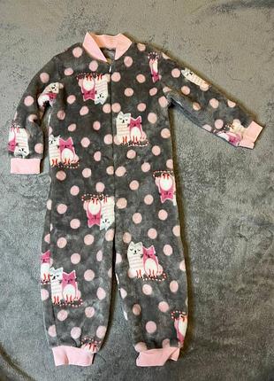 Комбинезон махровый на девочку