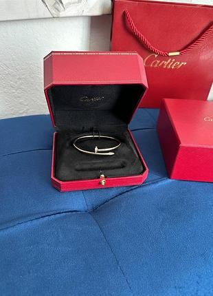 Браслет гвоздик гвоздь цвях картье брендовий браслет жіночій срібний