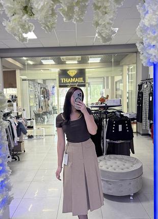 Класична спідниця в клітинку від zara