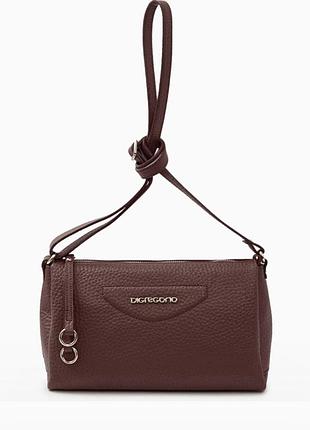 Сумочка кросс-боди фирмы di gregorio италия кожа