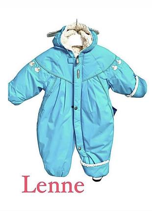 Новий з бірками суцільний зимовий комбінезон для хлопчика lenne на 68 см