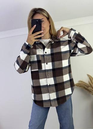 Жіноча флісова сорочка від 42 до 60 розміру