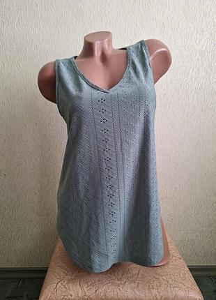 Майка. туника. топ мятный.