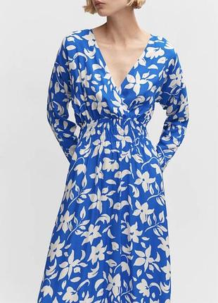 Платье в цветочный принт