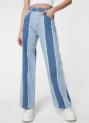 Двоколірні джинси