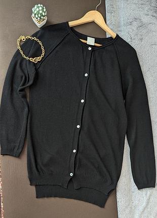 Удлиненный кардиган с содержанием шерсти и кашемира от nolita итальялия