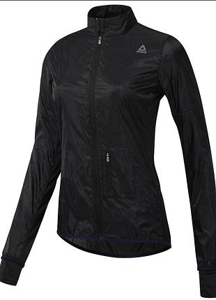 Куртка ветровка  reebok w cw3474 маскитка рибок спортивная куртка для бега