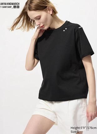 Хлопковая футболка uniqlo
