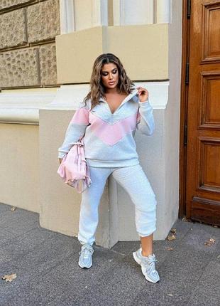 Модный удобный стильный женский прогулочный костюм "вечи" код 2293