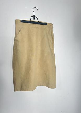 Спідниця льон вінтаж