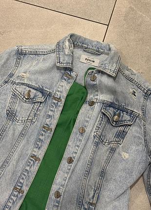 Джинсова куртка жіноча, oversize, s-m