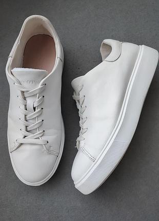 Кожаные белые кеды кроссовки  marc o'polo оригинал