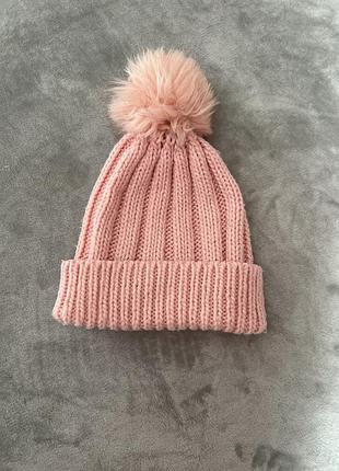 Шапочка рожева