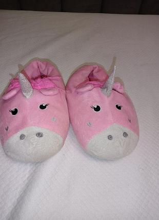 Дитячі тапочки для дівчинки з поні