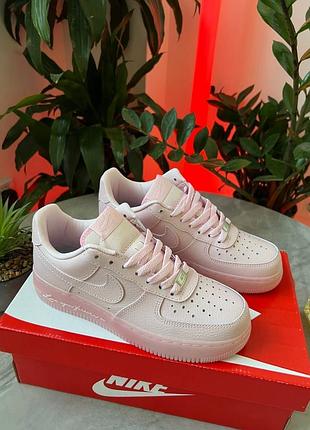 Жіночі кросівки nocta x nike air force 1 "love you forever" pink foam