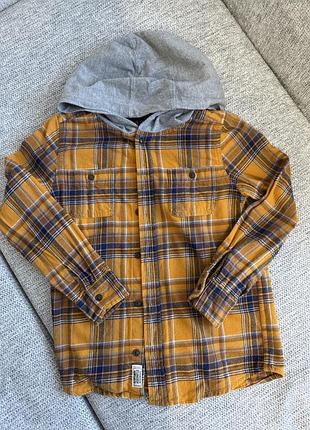 Тепла котонова рубашка від carter’s (картерс) розмір 10