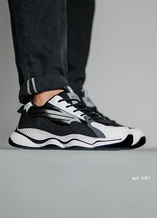 Кросівки 40-42 чоловічі boosty black white