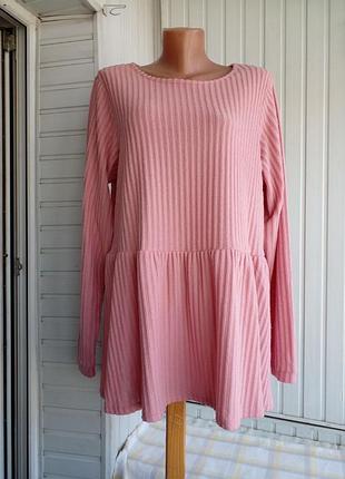 Новая трикотажная 👚 блуза большого размера батал