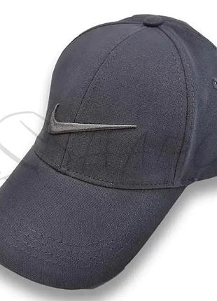 Бейсболка брендовая из плотного коттона кепка универсальная с металлическим регулятором nike otib999