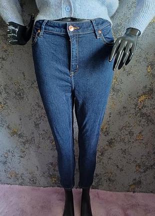 Женские темно-синие джинсы скинни f&amp;f