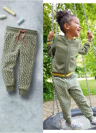 Спортивные штаны lupilu® для девочек (110/116, оливковый цвет)