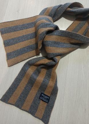 Hackett london шарф  шерсть мериноса и кашемир
