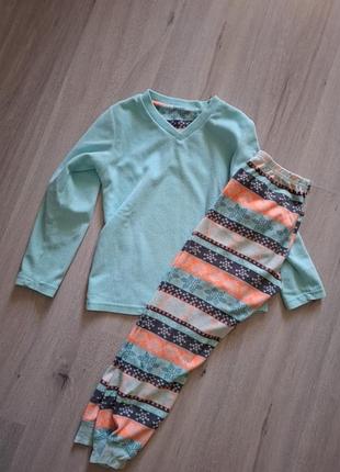 Флисовая пижама 9-10 лет