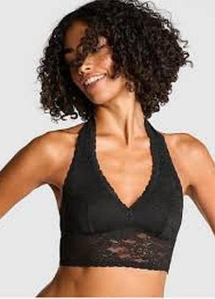 Черный топ в рубчик с кружевом большого размера shein