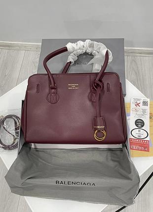 Шкіряна сумка тоут на плече carry all hampton b