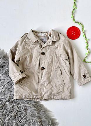 Тренч, плащ zara 2-3 года