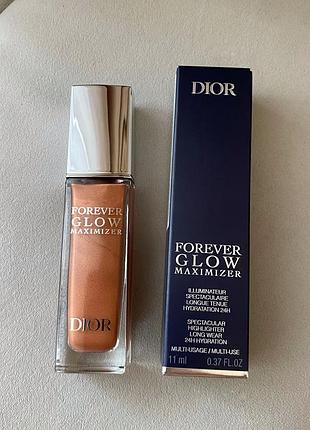 Рідкий хайлайтер-бронзер dior forever glow maximizer 016 bronze