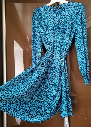 Платье принт лео / ткань софт