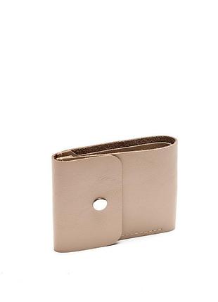 Жіночий шкіряний гаманець бежевий