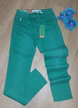 Крутые стрейчевые джинсы цвета морской волны💥