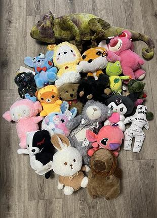 Лот іграшок (20шт) стіч , капібара , ведмедики та інше