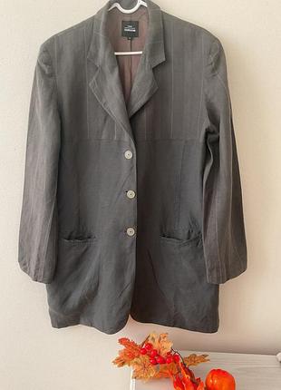 Жіночий жакет із льону та віскози