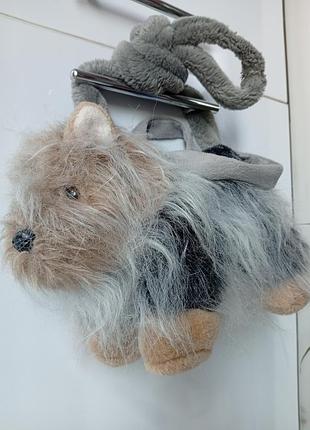 Сумка через плечо детская меховая,roxi