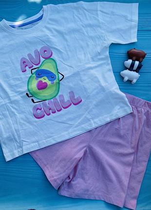 Нова піжамка для дівчинки в розмірі 152