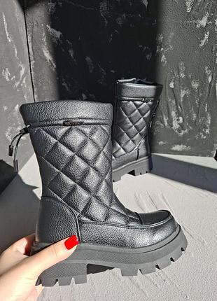 Стильні зимові чоботи для дівчат. зимові сапоги.зимові черевики для дівчат.