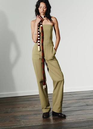 Комбінезон жіночий зелений zara new