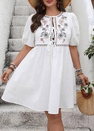 Трендова сукня вишиванка плаття