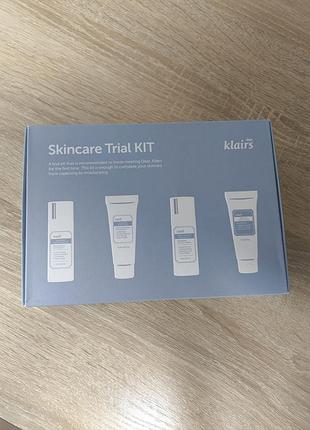Набір klairs skincare trial kit (oil/mini/30ml + cleanser/mini/20ml + toner/mini/30 + cr/mini/20ml)