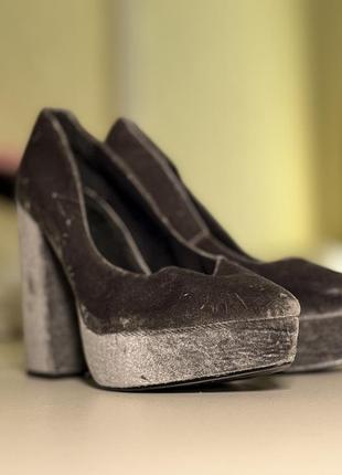 Туфлі сірі, 37 р