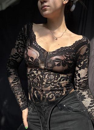 Боді мереживо