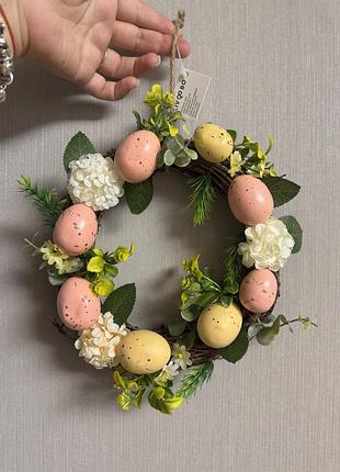 Великодній вінок прикраса декор