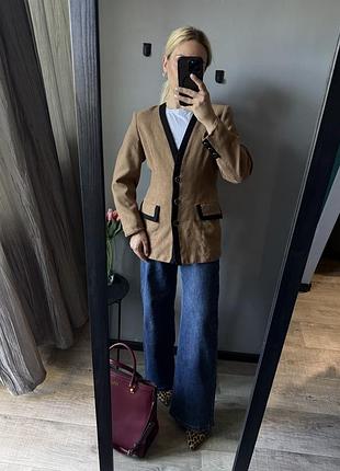 Жакет в стилі олд мані/жакет/піджак/карамельний жакет/коричневий піджак