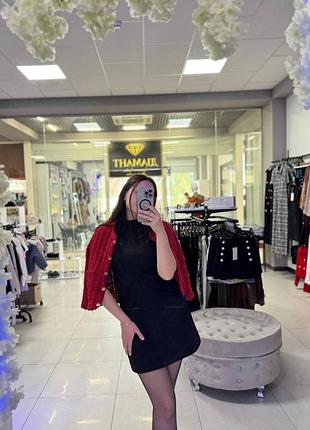 Чорна базова міні сукня zara