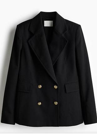 Піджак чорний колір жакет блазер